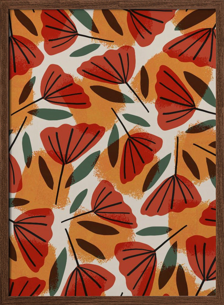 Tulip Pattern Poster