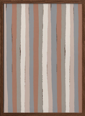 Pastel Stripes Poster