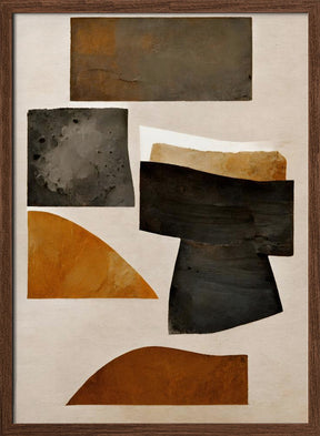 Rusty Shapes Poster