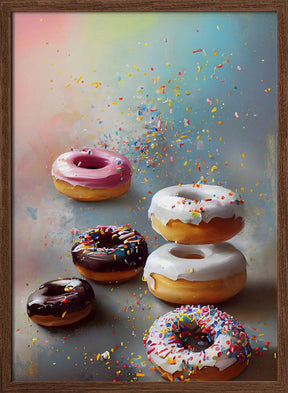 Yummy Donuts Poster