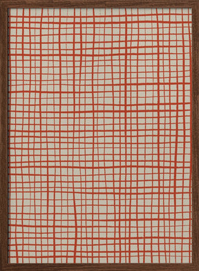 Hand Drawn Grid Pattern Poster