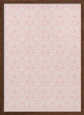 Cute Patel Flower Pattern Poster