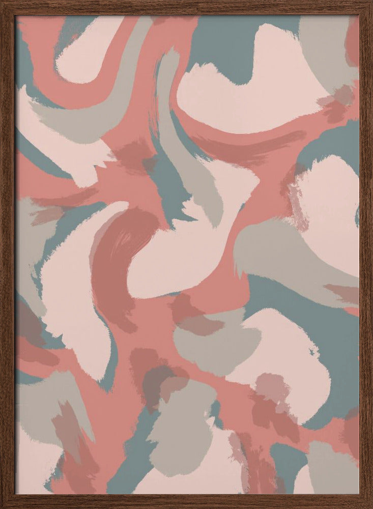 Pastel Big Strokes Poster