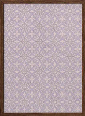 Geometric Purple Tile Pattern Poster