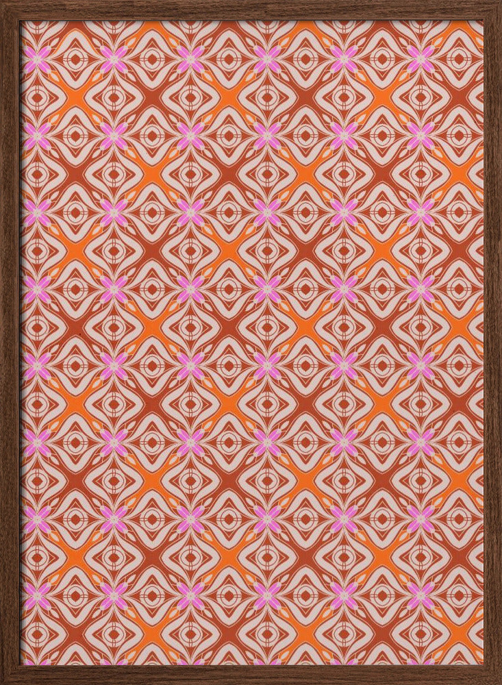 1970 Tile Pattern Poster