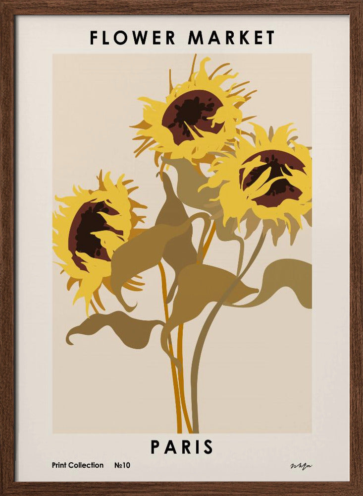 Flower Market. Paris Poster