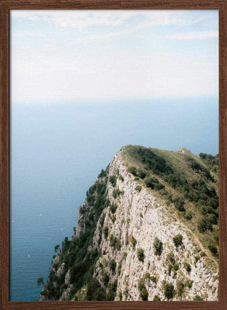 Mount Solaro Capri Poster