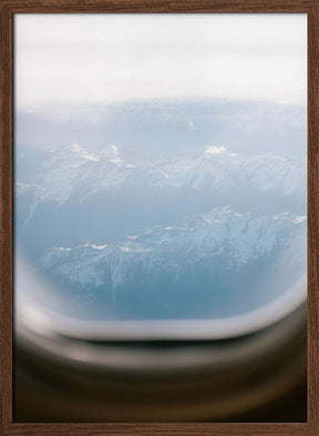 Plane Window View Poster