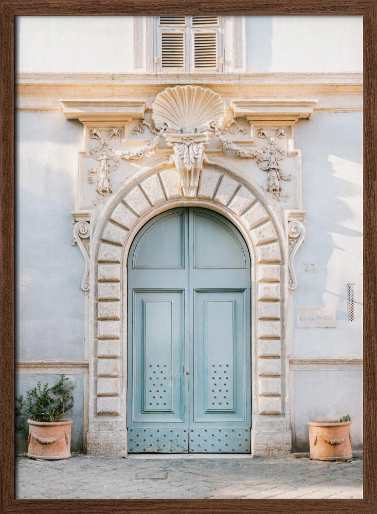 Blue tones of Rome - Italy travel photography Poster