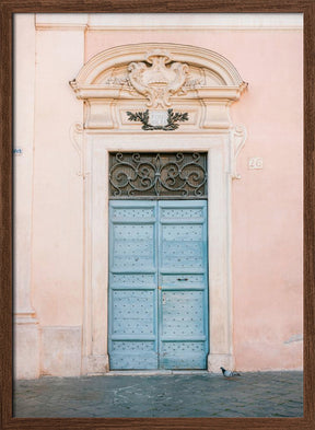 Pastel Trastevere - Rome Italy travel photography Poster