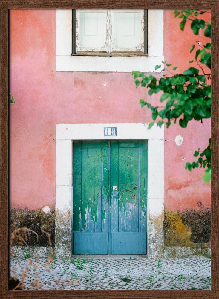 Little door in Lisbon Poster