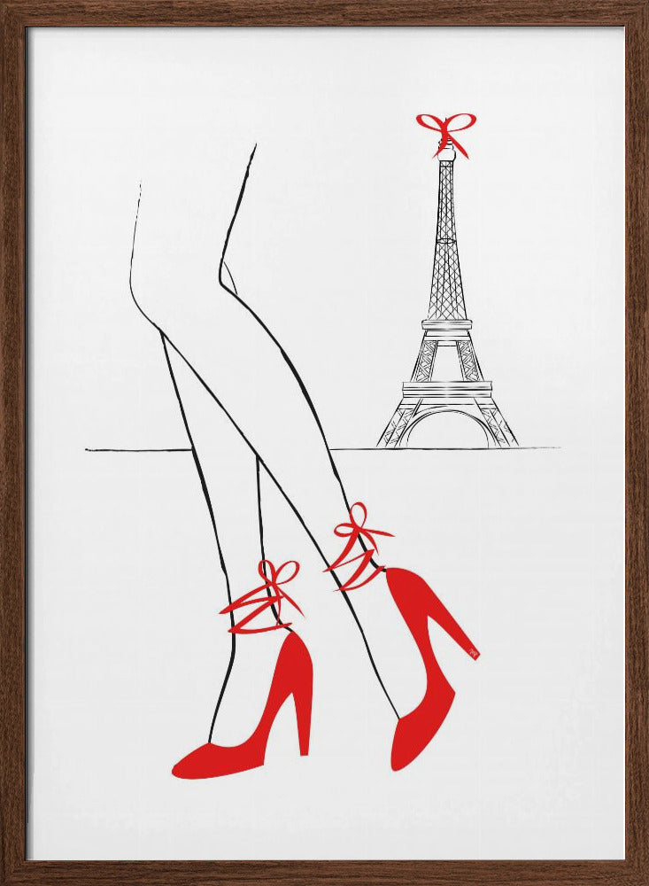 Walk in Paris Poster