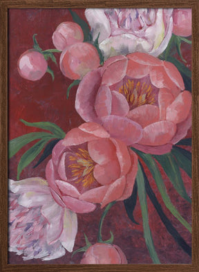 Nevaeh peonies Poster