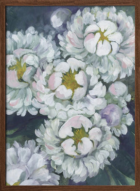 Willoh painterly peonies Poster