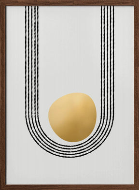 Gold unbalanced Poster