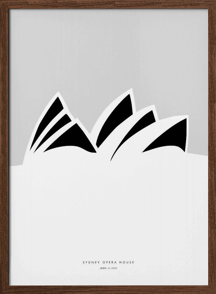 Minimal Sydney Opera House Poster