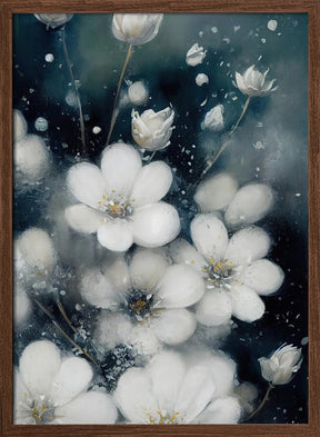 Frozen Flowers Poster