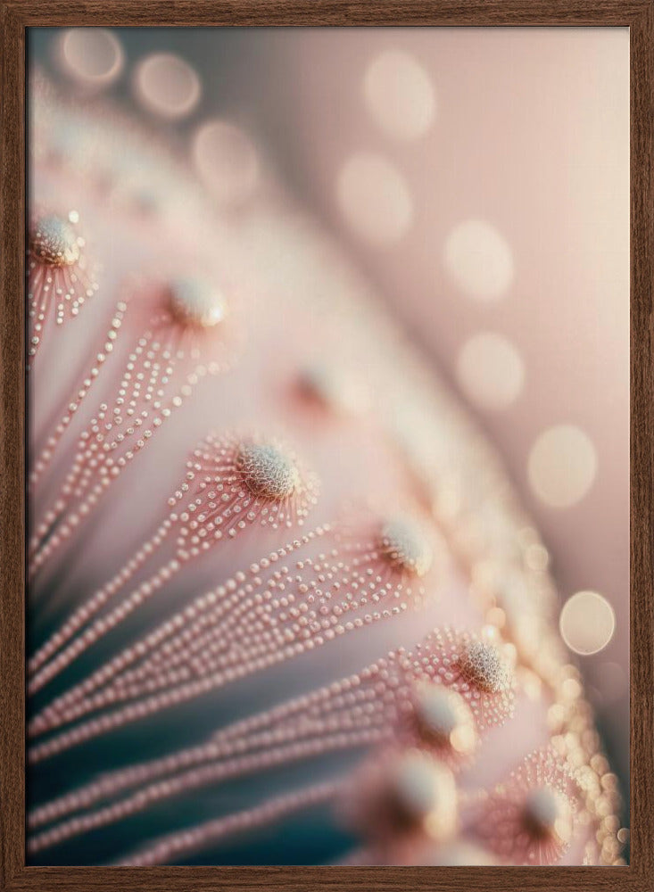 Pastel Pink Macro Poster