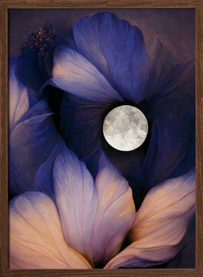 The Moon Flowers Poster