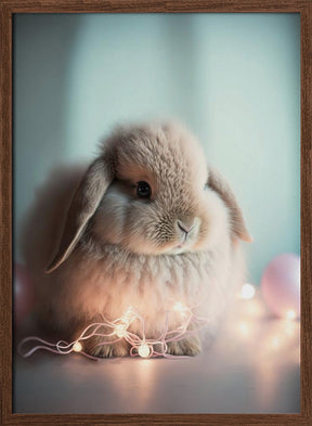 Fluffy Bunny Poster