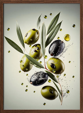 Fresh Olives Poster