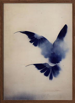 Indigo Bird Poster