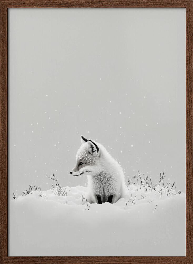 Snow Fox Poster