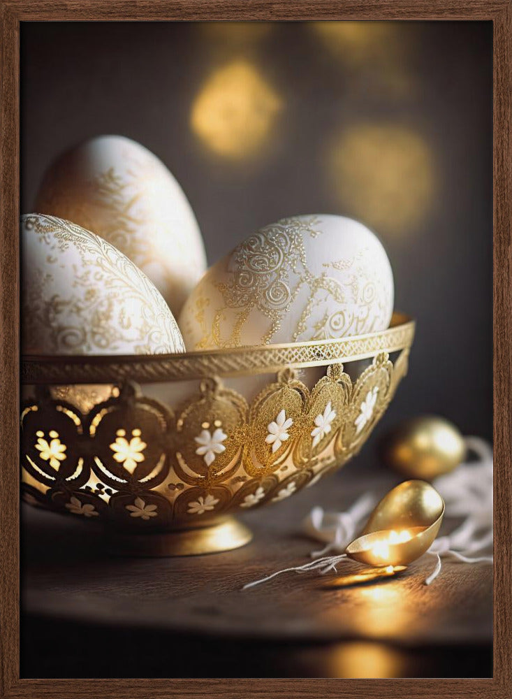 Ornamented Eggs Poster