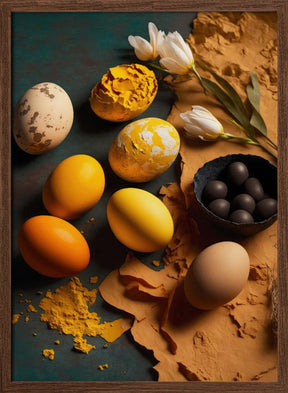 Colored Eggs Poster