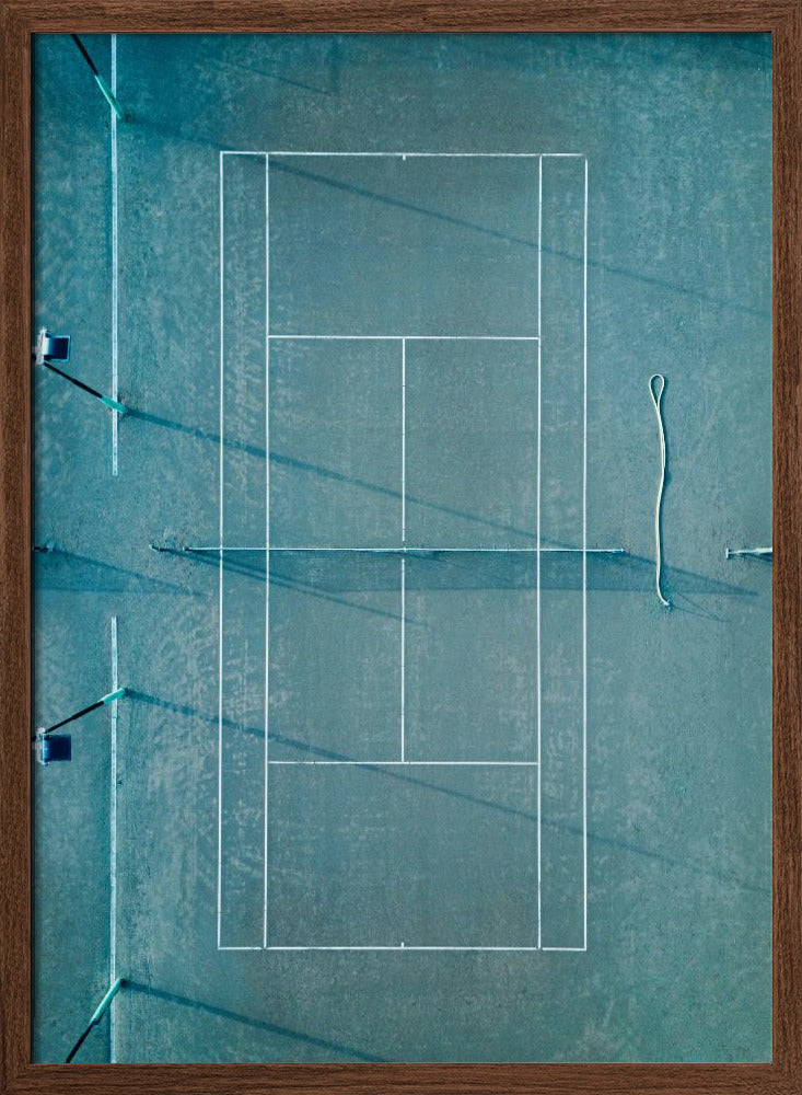 Tennis Court Green 2 Poster