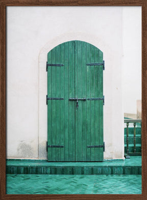 Marrakesh Green Door Poster