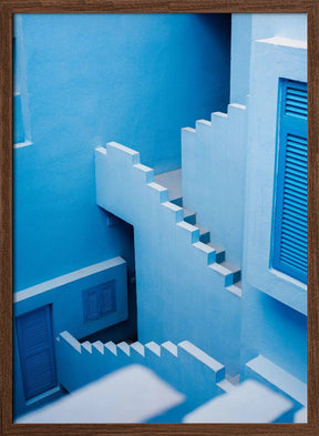 La Muralla Roja Blue Poster