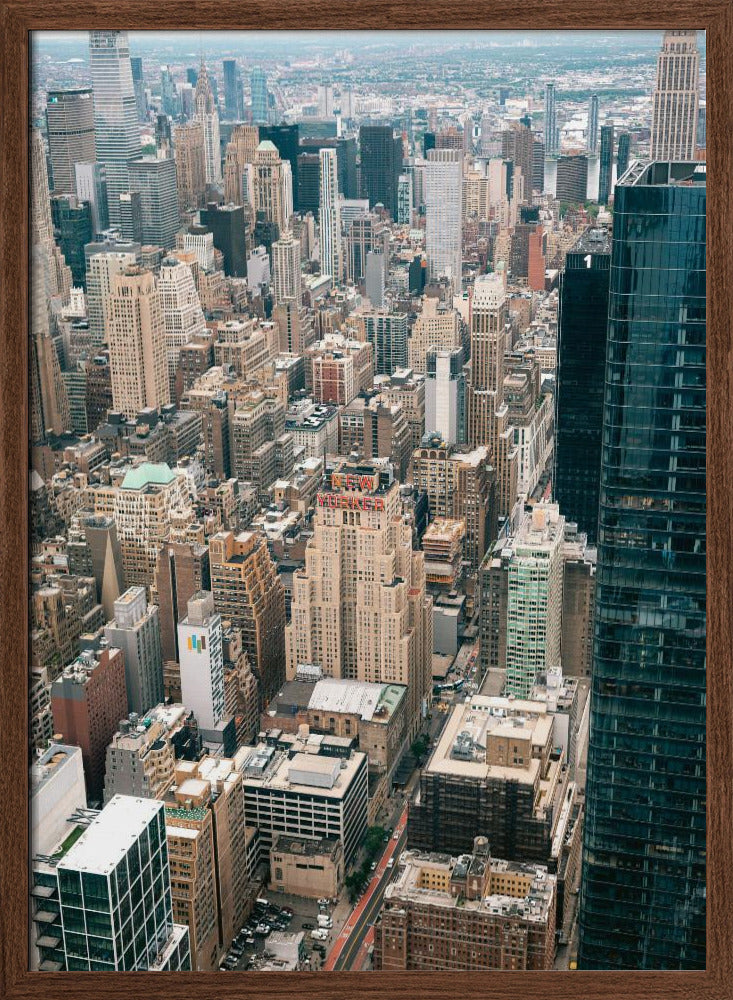 New York City from above Poster