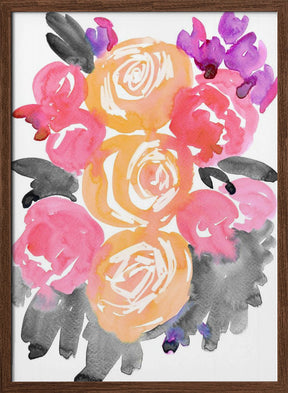 Olympe florals I Poster