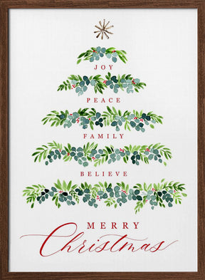 Christmas tree of wishes Poster