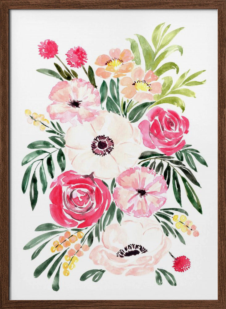 Mirja bouquet Poster