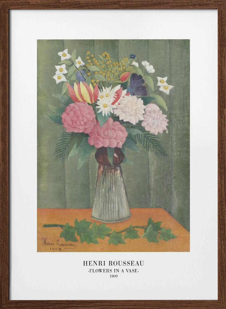 Flowers In a Vase Poster