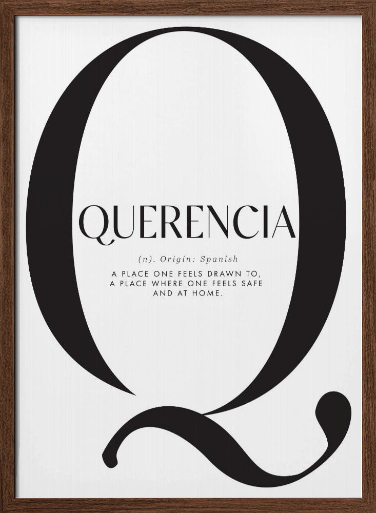 Querencia definition Poster