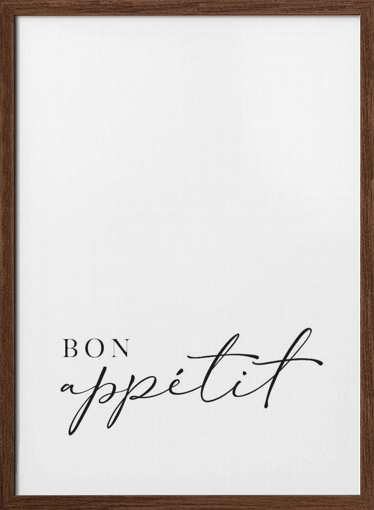 Bon appétit Poster