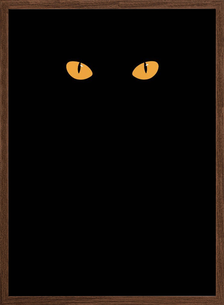 Halloween cat eyes Poster