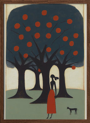 The Woman And The Apple Tree Poster