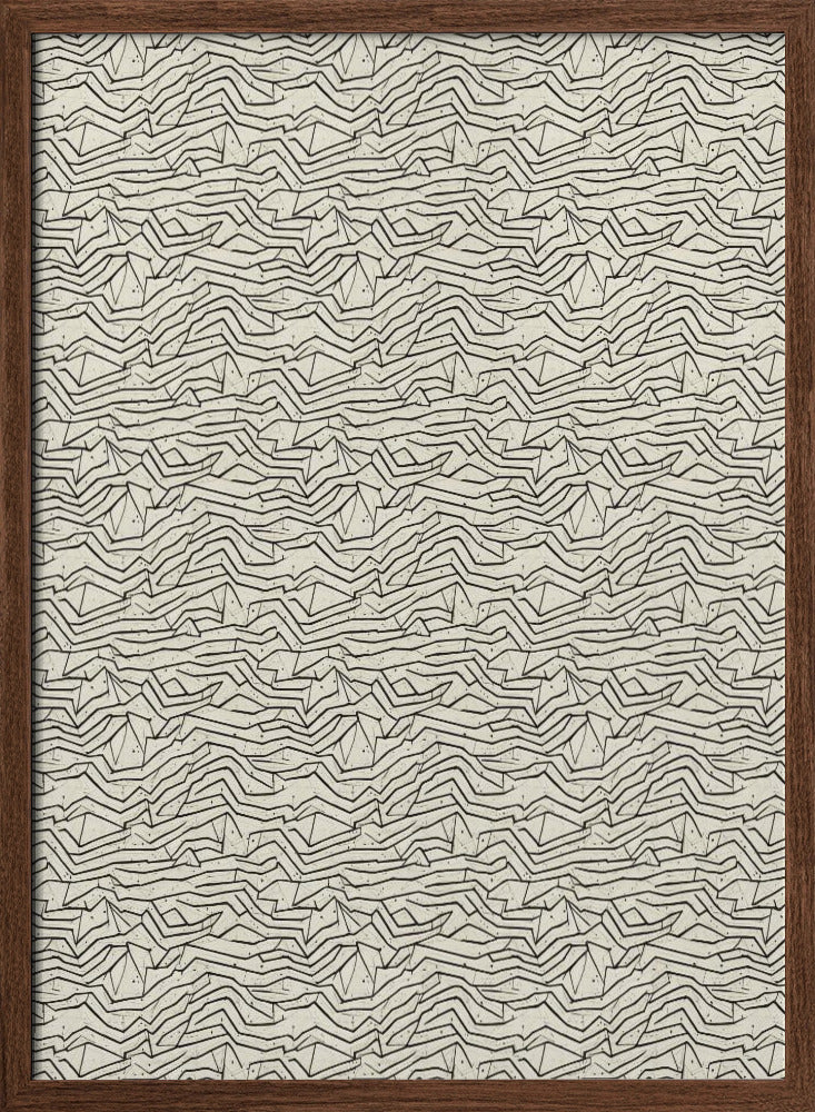 Abstract Lines Pattern Poster