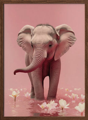 Young Elephant Poster