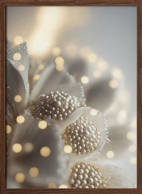 Pearly Flower Poster