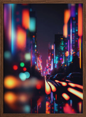 Vibrant City Poster