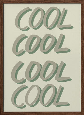 Cool Green Poster