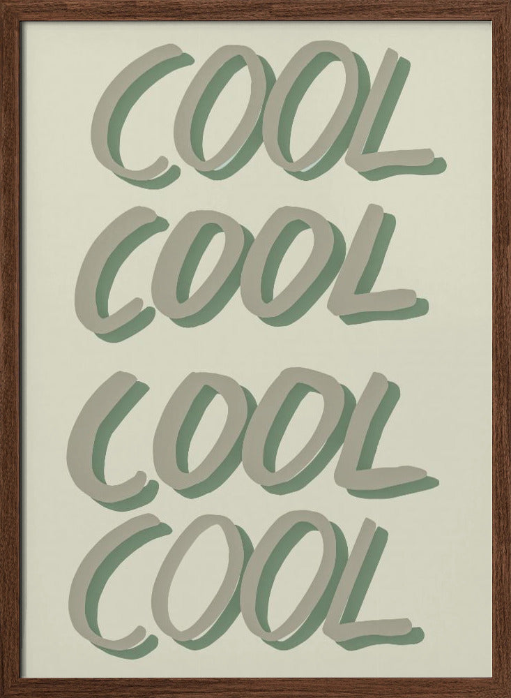 Cool Green Poster