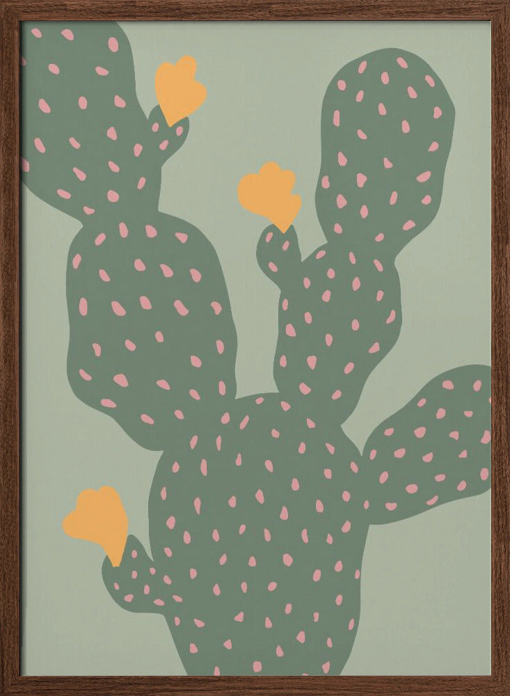 Cactus Green Poster