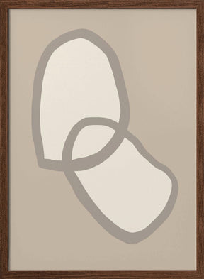 Shape 10 Beige Poster