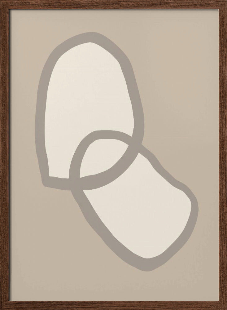 Shape 10 Beige Poster